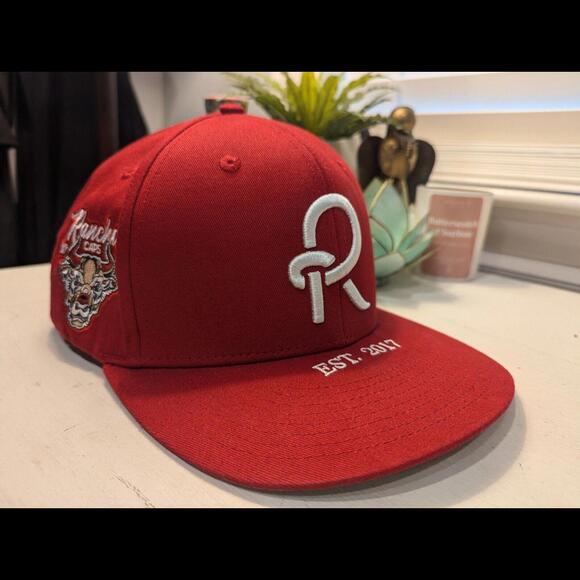 Lariat Red Rancho's Collectors Snapback Hat- Chicago Bulls - Picture 2 of 6